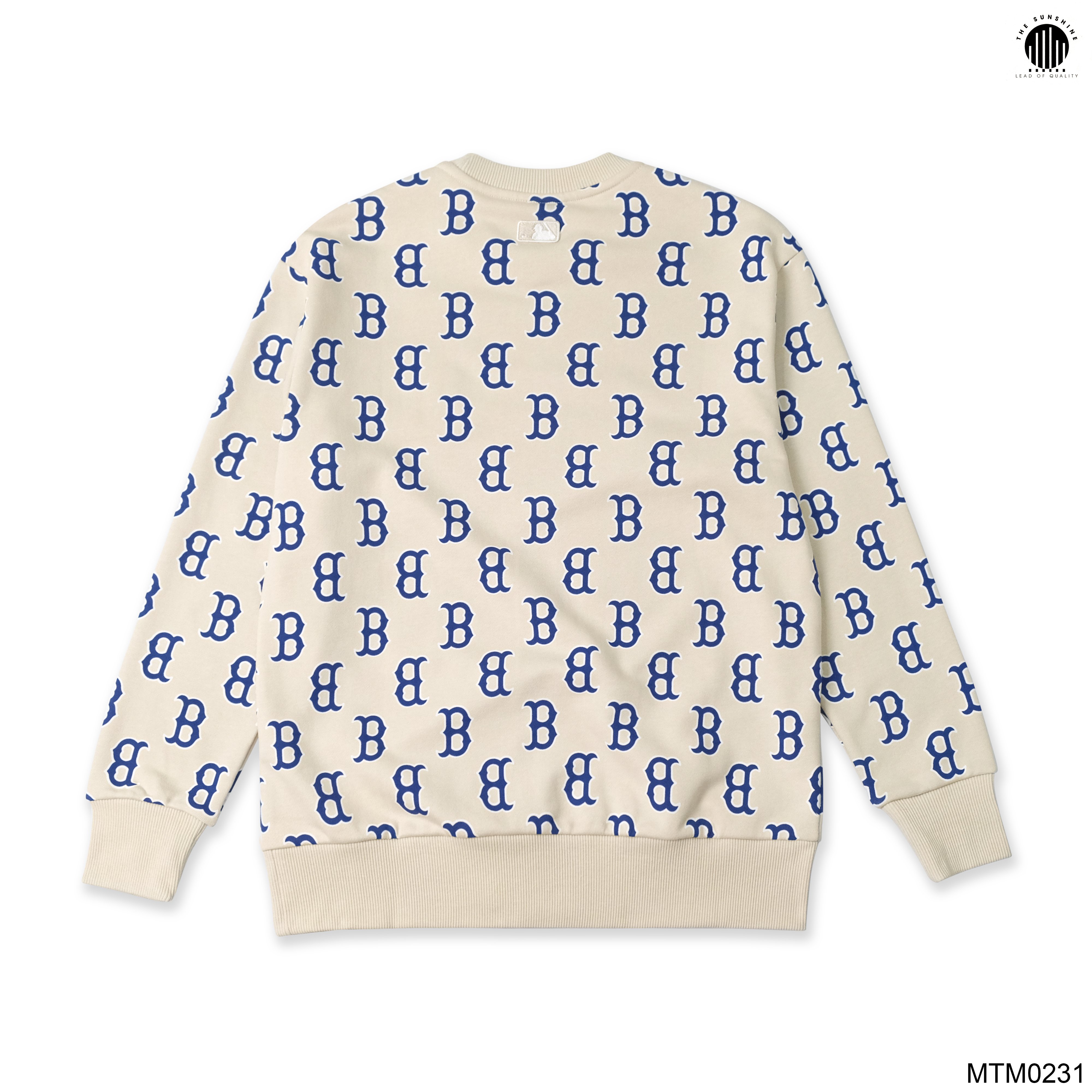 HÀNG CHÍNH HÃNG Áo Sweater nỉ da cá MLB  Gradient Monogram Allover   1stcorner